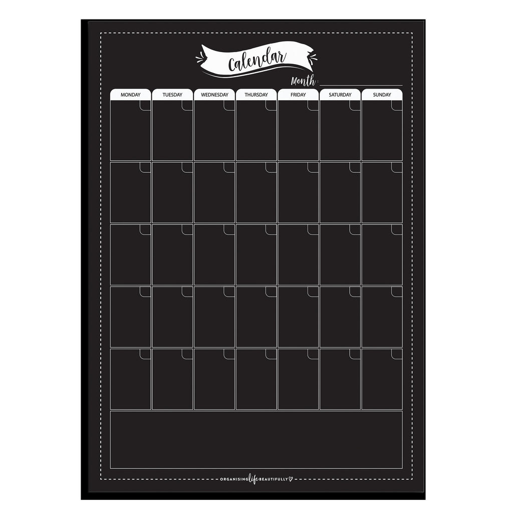Calendar Fridge Magnet - Organising Life Beautifully 