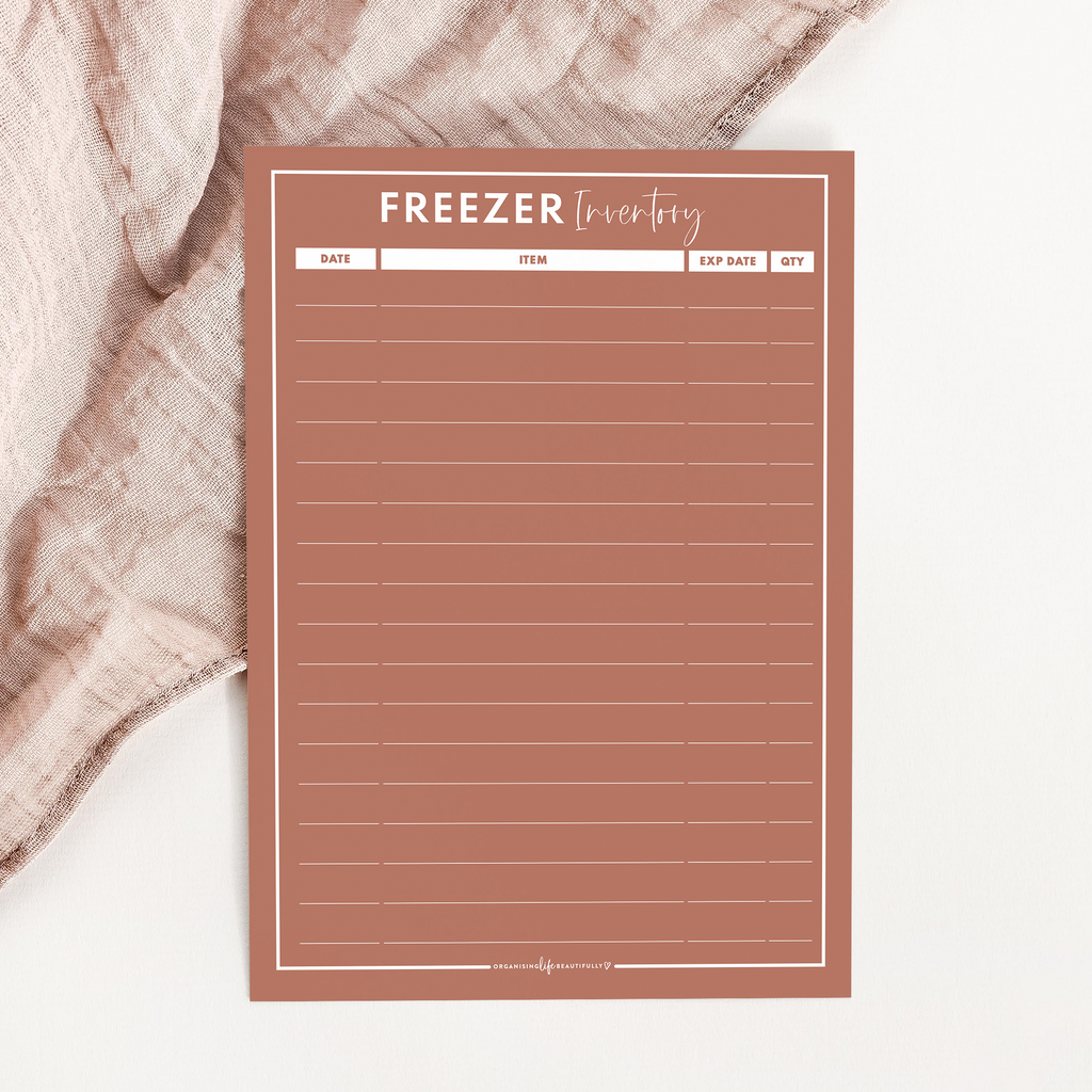 Rust Fridge Freezer Planner