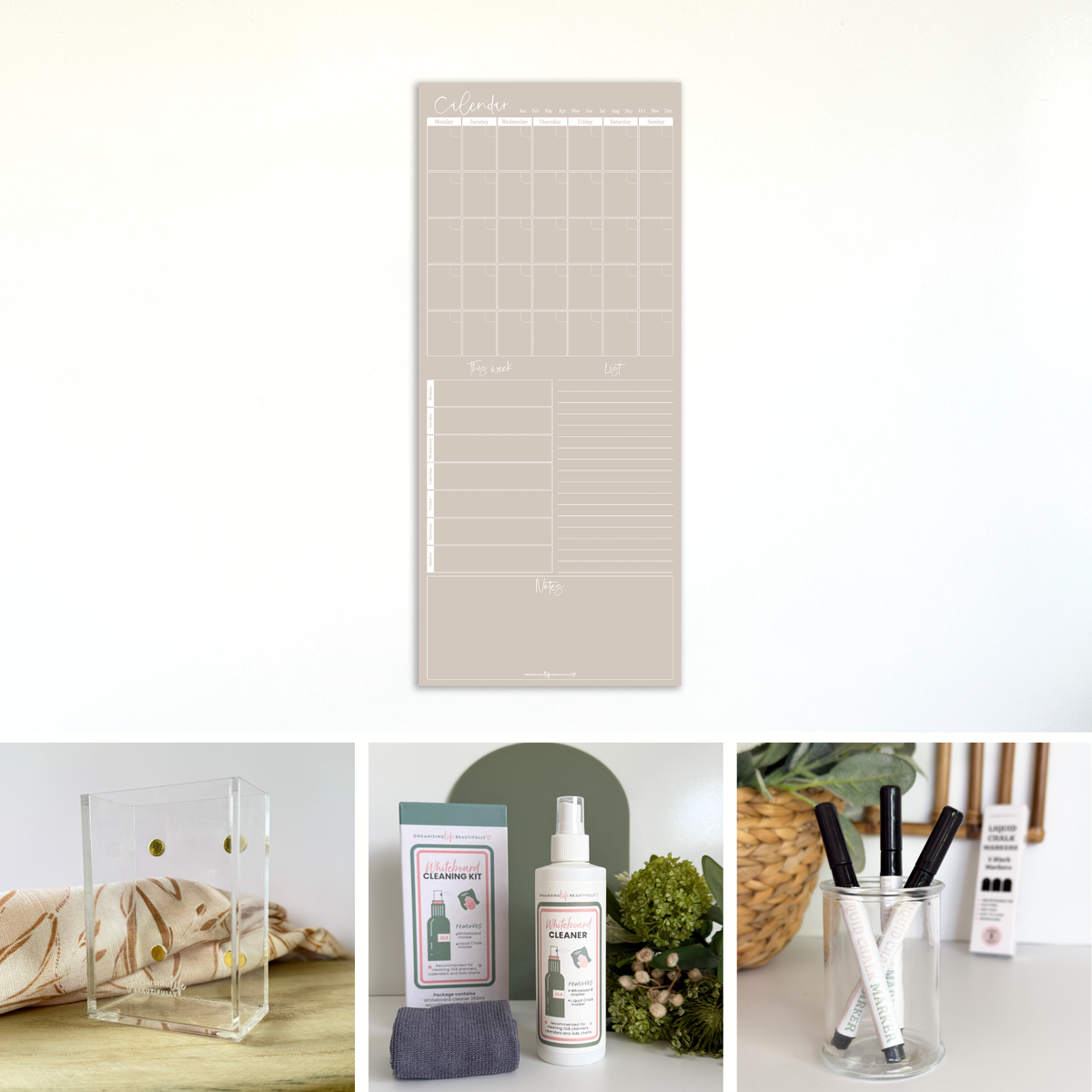 Bundle | Complete Family Command Centre Planning Collection - Various Colours Organising Life Beautifully