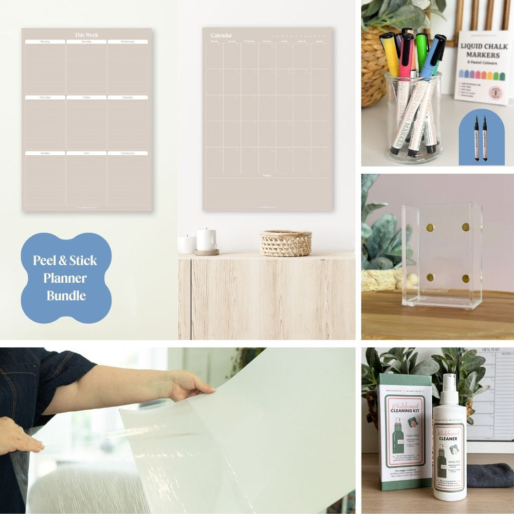 Bundle | Peel & Stick Family Essentials - various colours Organising Life Beautifully