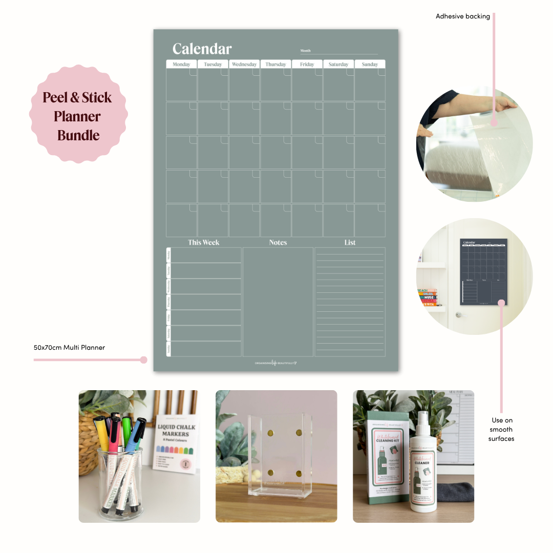 Bundle | Peel & Stick All-in-One Planner - Fern Organising Life Beautifully