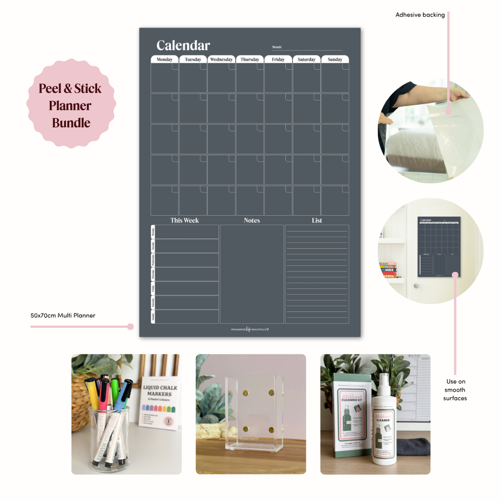 Bundle | Peel & Stick All-in-One Planner - Ink Organising Life Beautifully