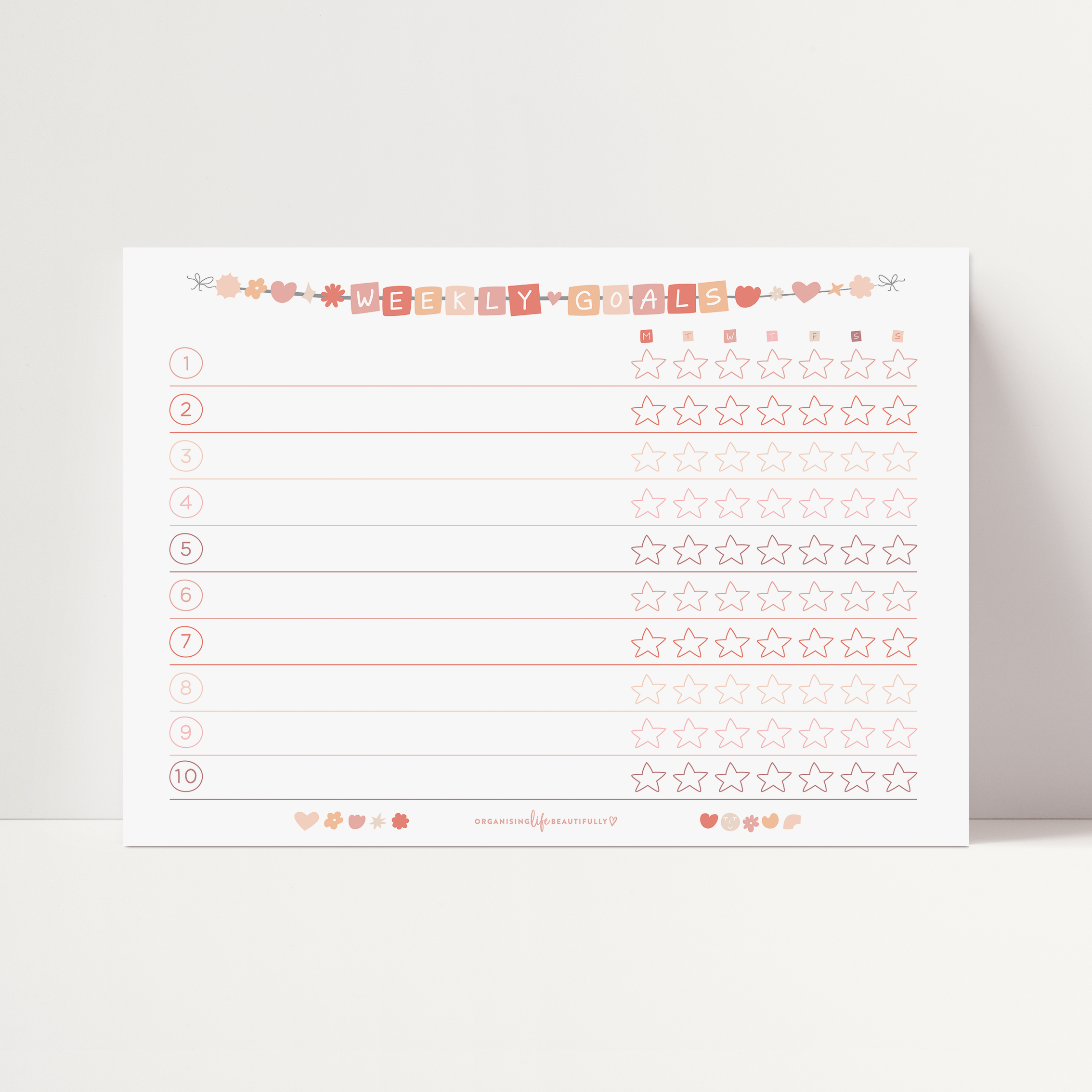 Magnet | Kids Reward Chart - Swiftie Vibes (A4) Organising Life Beautifully