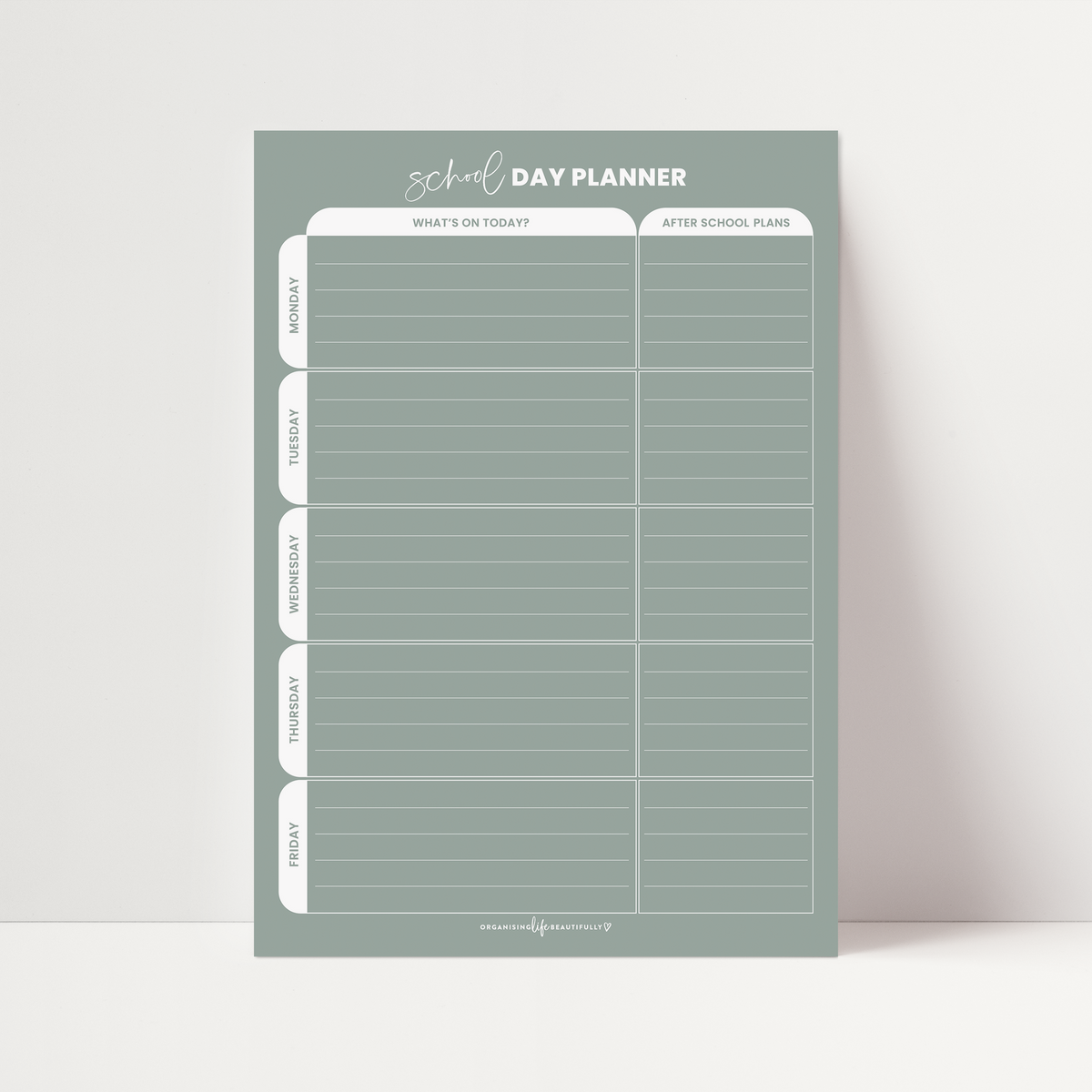 Student planner let everyone know what s happening during after