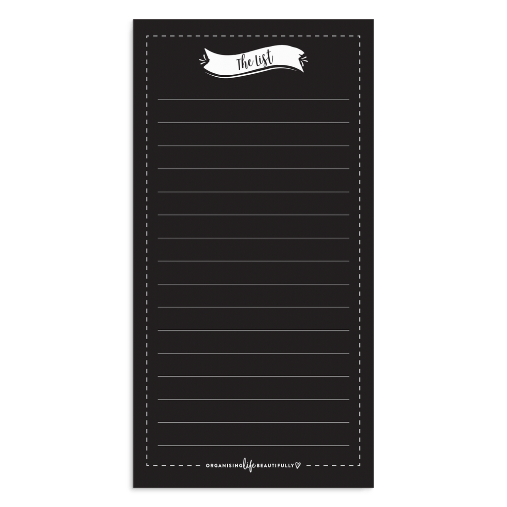 Bundle | Basic Classic Black Planner Pack - Organising Life Beautifully