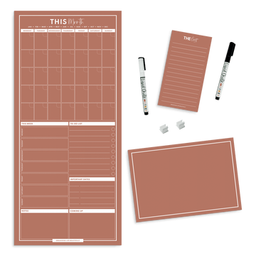 Bundle | Family Essentials Pack - Rust - Organising Life Beautifully