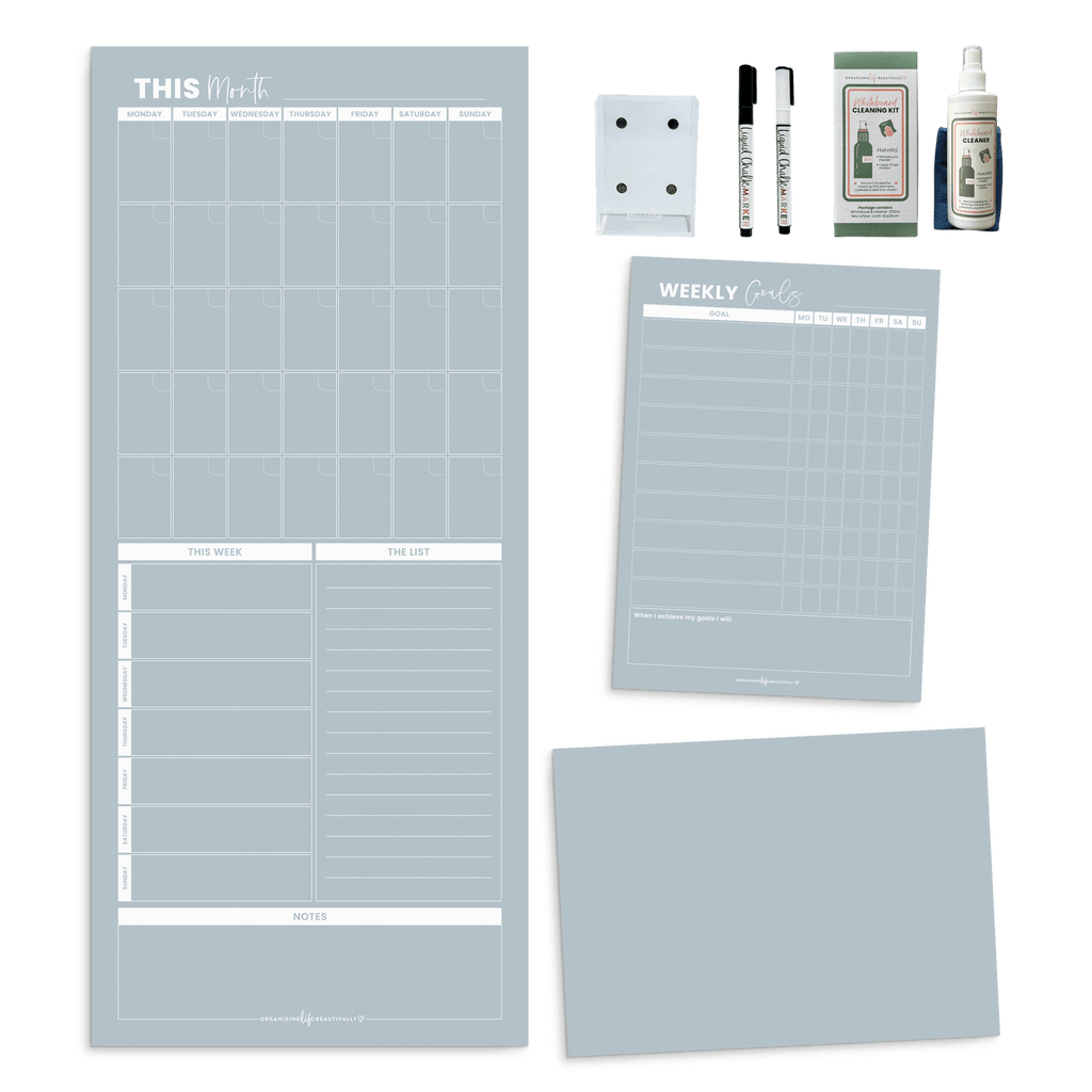 Bundle | Ultimate Family Planners - Sky Blue - Organising Life Beautifully