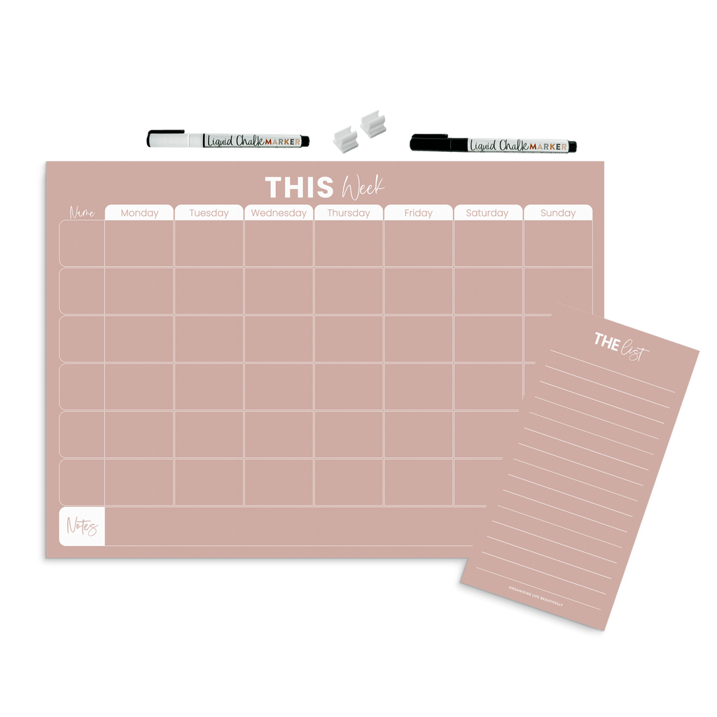 Bundle | Weekly Planning - Blush Essentials - Organising Life Beautifully
