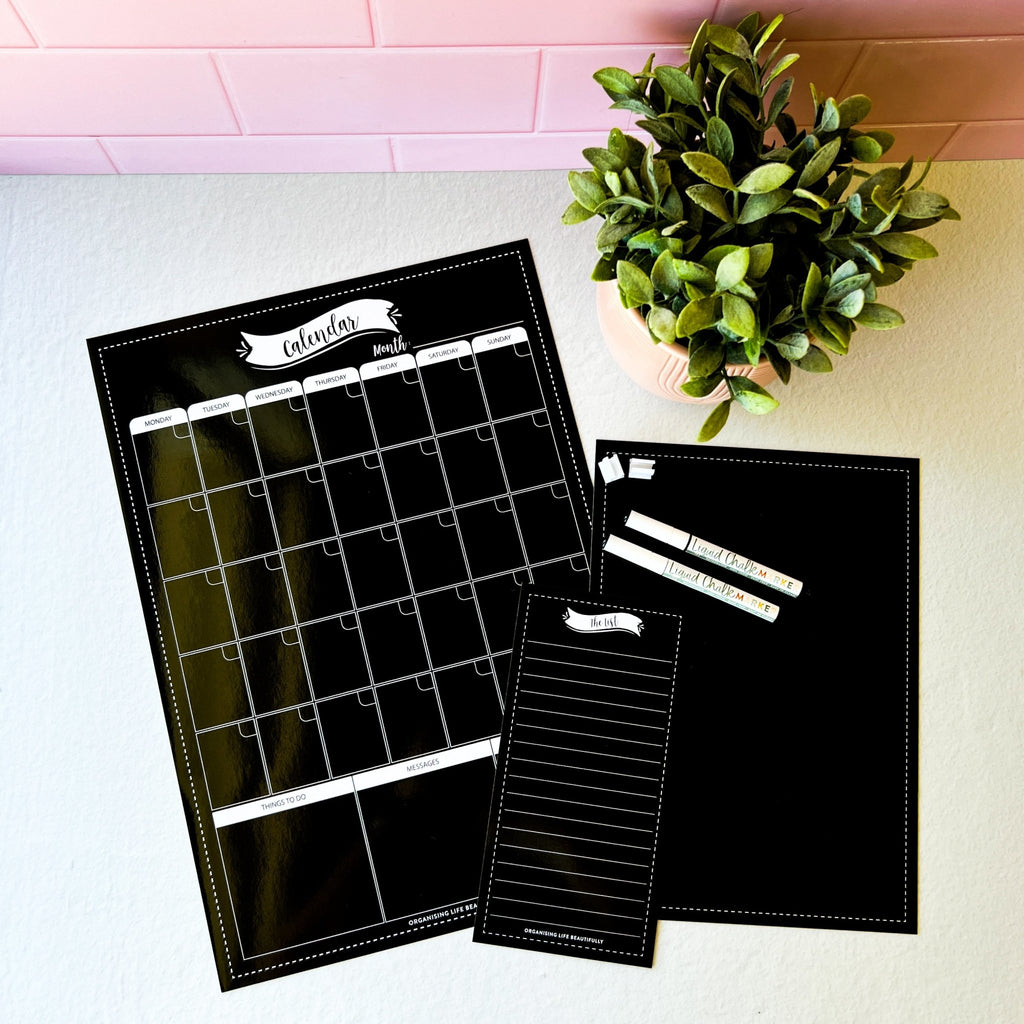 Mother's Day Planner Bundle - Classic Black - Organising Life Beautifully